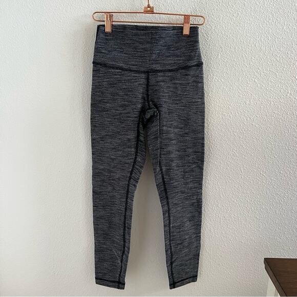 lululemon athletica Pants - Lululemon Wunder Under Hi-Rise Tight We Are From Space Black Slate 2